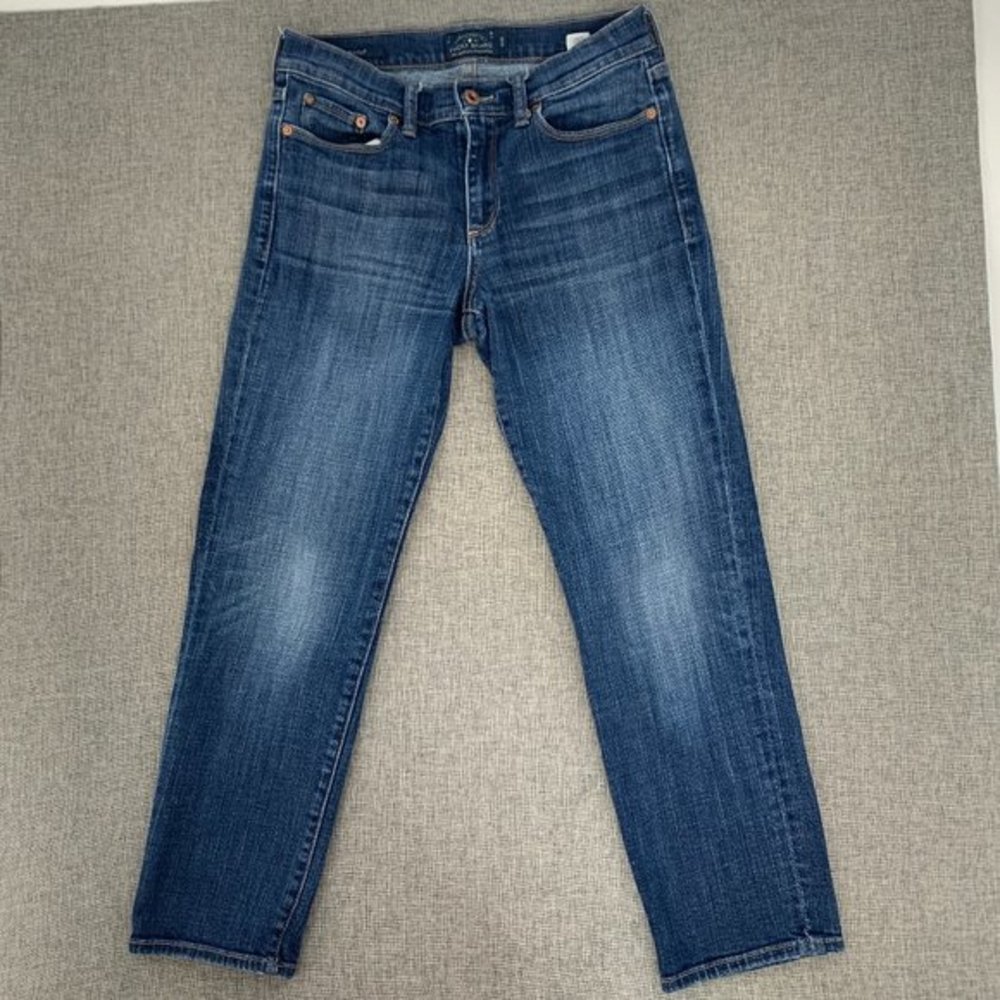 Women's Lucky Brand Straight crop Jeans 6/28 Cotton‎ Polyester Spandex Low Rise